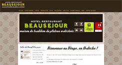 Desktop Screenshot of beausejouraubeage.com