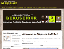 Tablet Screenshot of beausejouraubeage.com